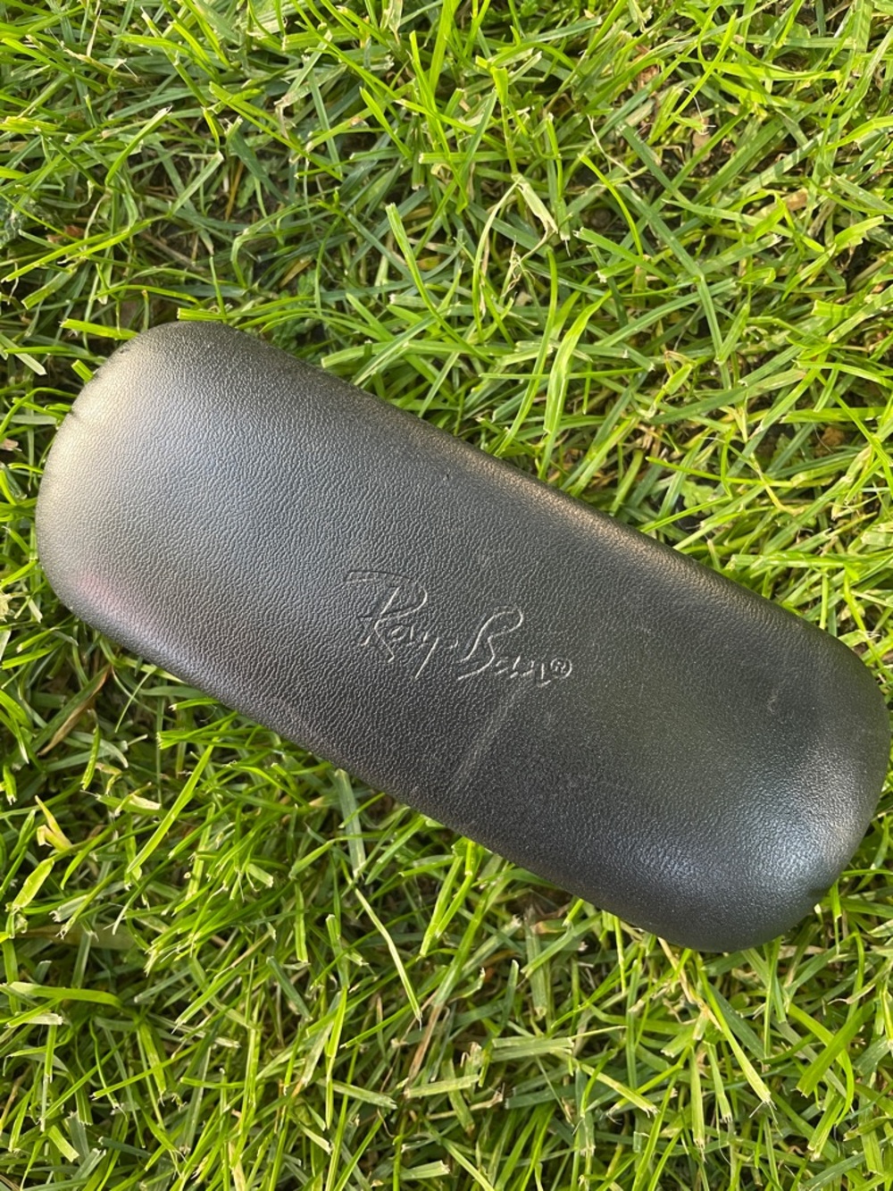 RAY-BAN Vintage Hard-Shell Sunglasses Eyewear Case Black Snap Closure Felt Lined